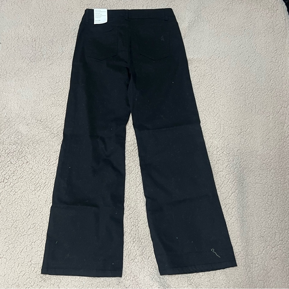 🤍New Womens VIP Black Stretch Wide Leg Pants🤍 - Picture 6 of 7
